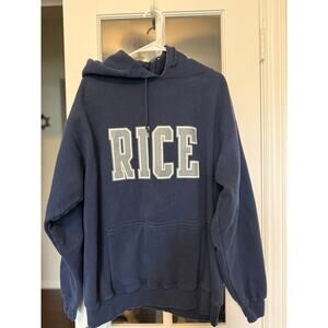 Vintage 90s JanSport Rice University Hoodie – Navy  Size XL – Made in USA